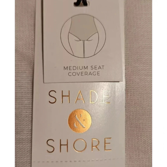 NEW Time and Tru Women's Chevron Halter One Piece Swimsuit With Belt Black Sz M - Picture 6 of 9